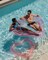 Original Clear Heart Water Hammock with Mesh Pool Float Perfect for Summer Pool Parties